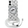 Karl Lagerfeld IML Monogram Crossbody K&CH Heads MagSafe Zadní Kryt pro iPhone 16 Transparent Karl Lagerfeld IML Monogram Crossbody K&CH Heads MagSafe Zadní Kryt pro iPhone 16 Transparent