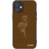 Picasee ULTIMATE CASE pro Apple iPhone 12 mini - Brown flowers Picasee ULTIMATE CASE pro Apple iPhone 12 mini - Brown flowers