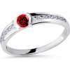 Cutie Diamonds Prsteň z bieleho zlata s rubínom a diamantmi DZ6708-2106-RU-X-2 59 mm Cutie Diamonds Prsteň z bieleho zlata s rubínom a diamantmi DZ6708-2106-RU-X-2 59 mm