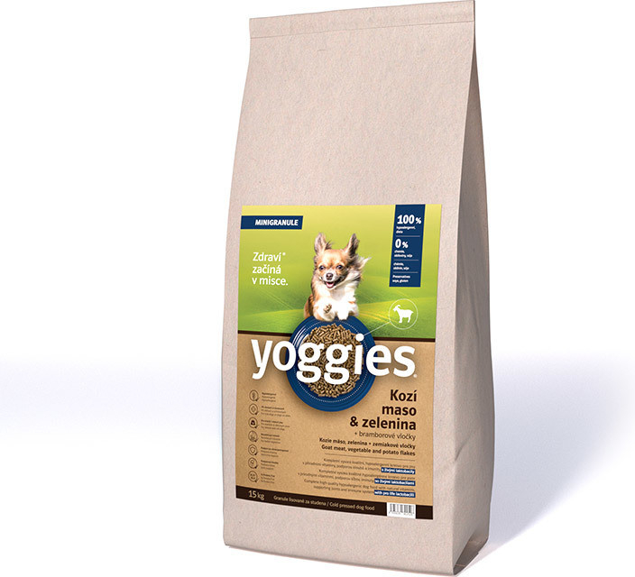 Yoggies Hypoalergénne mini s kozím mäsom 20 kg