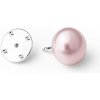 Eppi Minimalistická brošna s ružovou perlou Prasad BC42994 Eppi Minimalistická brošna s ružovou perlou Prasad BC42994