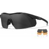 WileyX VAPOR COMM 2.5 Grey, Clear, Light Rust, FRAME MATTE BLACK WileyX WileyX VAPOR COMM 2.5 Grey, Clear, Light Rust, FRAME MATTE BLACK WileyX