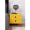 Asir Nočný stolík LUNA 55x50 cm žltá AS1270 + záruka 3 roky zadarmo