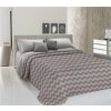 Mondo Italia Prikrývka na posteľ Piquet Zig-zag béžová Béžová 170x280 cm