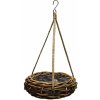 Závesný ratanový obal na kvetináč, VAN DER Leeden 1915, 60 x 18 cm Závesný ratanový obal na kvetináč, VAN DER Leeden 1915, 60 x 18 cm