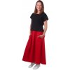 Jožánek Dlhá sukňa s vreckami, červená S/M Jožánek Dlhá sukňa s vreckami, červená S/M