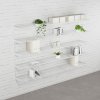 Walteco Nástenná regálová zostava TRIPLE, 1500x2430 mm, biela Hĺbka: 330 mm , SHWHT300 Walteco Nástenná regálová zostava TRIPLE, 1500x2430 mm, biela Hĺbka: 330 mm , SHWHT300