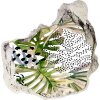 Diera 3D fototapety na stenu Tropické listy 75x75 cm Diera 3D fototapety na stenu Tropické listy 75x75 cm