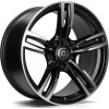 Carbonado Diamond 8,5x18 5x120 ET33 matt black front polished Carbonado Diamond 8,5x18 5x120 ET33 matt black front polished