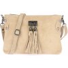 Dámska semišová béžová kabelka ZORA Dámska semišová béžová kabelka ZORA
