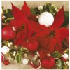 MAKI SLGW 017001 Poinsettias With Mistletoe, servítky 33x33cm, 3-vrstvové, vianočné (20ks) MAKI SLGW 017001 Poinsettias With Mistletoe, servítky 33x33cm, 3-vrstvové, vianočné (20ks)