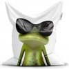 Sablio Sedací vak Žaba s okuliarmi - 150x100 cm Sablio Sedací vak Žaba s okuliarmi - 150x100 cm
