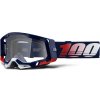100% SPEEDLAB Cyklistické okuliare - RACECRAFT 2 - modrá/biela/červená 100% SPEEDLAB Cyklistické okuliare - RACECRAFT 2 - modrá/biela/červená