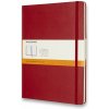 Moleskine Zápisník tvrdé dosky B5 linajkový červený Moleskine Zápisník tvrdé dosky B5 linajkový červený