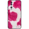Picasee silikónový čierny obal pre Honor 70 - Pink Moo Picasee silikónový čierny obal pre Honor 70 - Pink Moo