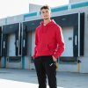 MONTANA HOODIE mikina s kapucňou červená M MONTANA HOODIE mikina s kapucňou červená M