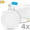 Modee LED panel podhľadový 12W 4000K biely 1320 lumenov 4ks Modee LED panel podhľadový 12W 4000K biely 1320 lumenov 4ks