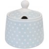 Isabelle Rose Porcelánová cukornička s bodkami - modrá Isabelle Rose Porcelánová cukornička s bodkami - modrá