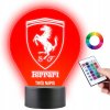 LAMPKA na SKLE Ferrari 3D LED RGB + DIAĽKOVÝ OVLÁDAČ 16 FARIEB LAMPKA na SKLE Ferrari 3D LED RGB + DIAĽKOVÝ OVLÁDAČ 16 FARIEB