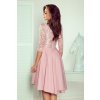 Numoco spoločenské šaty Nicolle 210-11 pudrovo ružové
