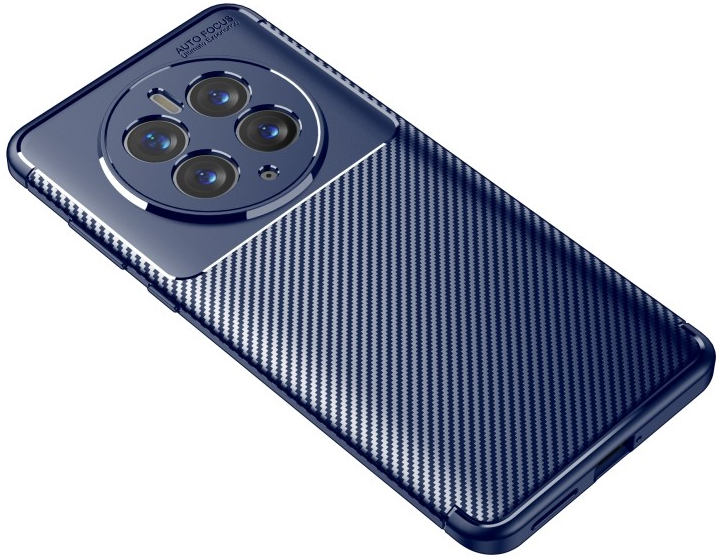 Púzdro Huawei Mate 50 Pro karbonové modré
