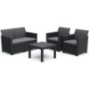 Allibert CLAIRE 2 SEATERS SOFA set-grafit