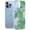 Techsuit Marble Series kryt na iPhone 13 Pro Max – zelený Hex Techsuit Marble Series kryt na iPhone 13 Pro Max – zelený Hex
