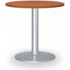 Konferenčný stolík ZEUS II, priemer 60 cm, sivá podnož, čerešňa Konferenčný stolík ZEUS II, priemer 60 cm, sivá podnož, čerešňa