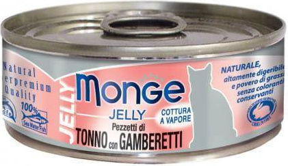MONGE Jelly Cat Tuniak a krevety 80 g