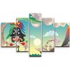 Sablio Obraz - 5-dílný Pirát - 125x90 cm Sablio Obraz - 5-dílný Pirát - 125x90 cm