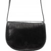 Dámska kožená kabelka cez rameno čiernej farby Florence, bočná taška 25 x 20 x 9 cm Dámska kožená kabelka cez rameno čiernej farby Florence, bočná taška 25 x 20 x 9 cm