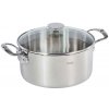 Hrnec de Buyer, 3427.24 MILADY, nerez, skleněná poklice, nedeformovatelné, silné dno s magnetickou úpravou, průměr 24 cm, objem 5,4 L, výška 12 cm Hrnec de Buyer, 3427.24 MILADY, nerez, skleněná poklice, nedeformovatelné, silné dno s magnetickou úpravou, průměr 24 cm, objem 5,4 L, výška 12 cm