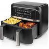 Nedis KAAF160BK - Digitální Horkovzdušná Fritéza| 4,2 L | 240minutový časovač | 8 přednastavených programů | Černá Nedis KAAF160BK - Digitální Horkovzdušná Fritéza| 4,2 L | 240minutový časovač | 8 přednastavených programů | Černá