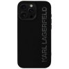 Karl Lagerfeld 3D Rubber Glitter Logo Zadní Kryt pre iPhone 16 Pro Black Karl Lagerfeld 3D Rubber Glitter Logo Zadní Kryt pre iPhone 16 Pro Black