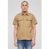 Vintage košeľa krátký rukáv Camel hnedá | krémová