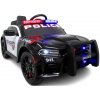 Megacar Detské elektrické autíčko DODGE SRT polícia, diaľkové ovládanie, EVA kolesá, kožené sedadlo, USB, MP3, 2x45W, 12V 4,5Ah, čierne Megacar Detské elektrické autíčko DODGE SRT polícia, diaľkové ovládanie, EVA kolesá, kožené sedadlo, USB, MP3, 2x45W, 12V 4,5Ah, čierne