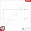 Kondenzátor klimatizácie ESEN SKV 86SKV175 Kondenzátor klimatizácie ESEN SKV 86SKV175