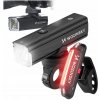 MOCNÁ LED CYKLISTICKÁ LAMPKA PREDNÁ 1000 lm A ZADNÉ OSVETLENIE SADA USB-C MOCNÁ LED CYKLISTICKÁ LAMPKA PREDNÁ 1000 lm A ZADNÉ OSVETLENIE SADA USB-C