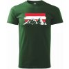 Rakúske hory - Tričko extra veľké (5-8XL) - 5XL ( Fľaškovozelená ) Rakúske hory - Tričko extra veľké (5-8XL) - 5XL ( Fľaškovozelená )