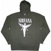 Mikina Nirvana - Angelic Mono, Unisex,Zelená,XL Mikina Nirvana - Angelic Mono, Unisex,Zelená,XL