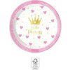 Procos Taniere papierové EKO - Moja malá princezná 20 cm/8 ks Procos Taniere papierové EKO - Moja malá princezná 20 cm/8 ks