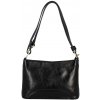 Dámska kožená kabelka na rameno čierna - Delami Vera Pelle Kilveri čierna Dámska kožená kabelka na rameno čierna - Delami Vera Pelle Kilveri čierna