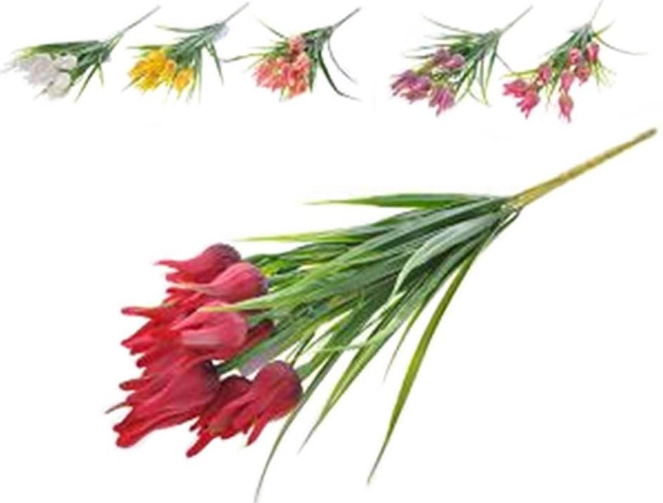 Umelé kvety, plast 420mm tulipán puget 10ks, mix farieb