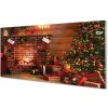Obraz plexi Ozdoby na vianočný stromček darčeky ohnisko 100x50 cm Obraz plexi Ozdoby na vianočný stromček darčeky ohnisko 100x50 cm
