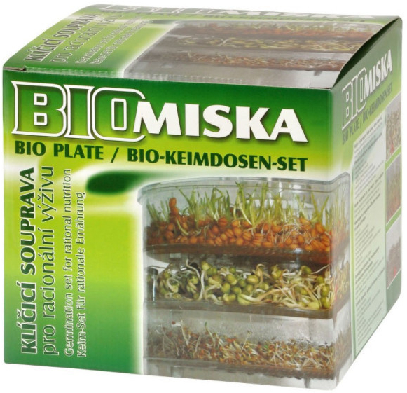 BIO miska - klíčiaca súprava na klíčky - pomôcky na pestovanie - 1 ks