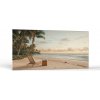 Príroda Pokojná plážová oáza | Obrazy Vintessia Rozmery panoráma: 60x120 Príroda Pokojná plážová oáza | Obrazy Vintessia Rozmery panoráma: 60x120