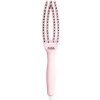 OLIVIA GARDEN Finger Brush Pastel Pink kefa na vlasy masážna 4-radová malá OLIVIA GARDEN Finger Brush Pastel Pink kefa na vlasy masážna 4-radová malá
