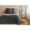 Textilomanie Polybavlnené obliečky CANZONE BLACK, čierne Rozmer obliečky: 70 x 90 cm | 140 x 200 cm Textilomanie Polybavlnené obliečky CANZONE BLACK, čierne Rozmer obliečky: 70 x 90 cm | 140 x 200 cm