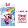 Faro obliečky Minnie Mouse rainbow 140x200 70x90