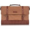 Pánska taška cez rameno hnedá na notebook do práce vegánska Paolo Peruzzi Pánska taška cez rameno hnedá na notebook do práce vegánska Paolo Peruzzi